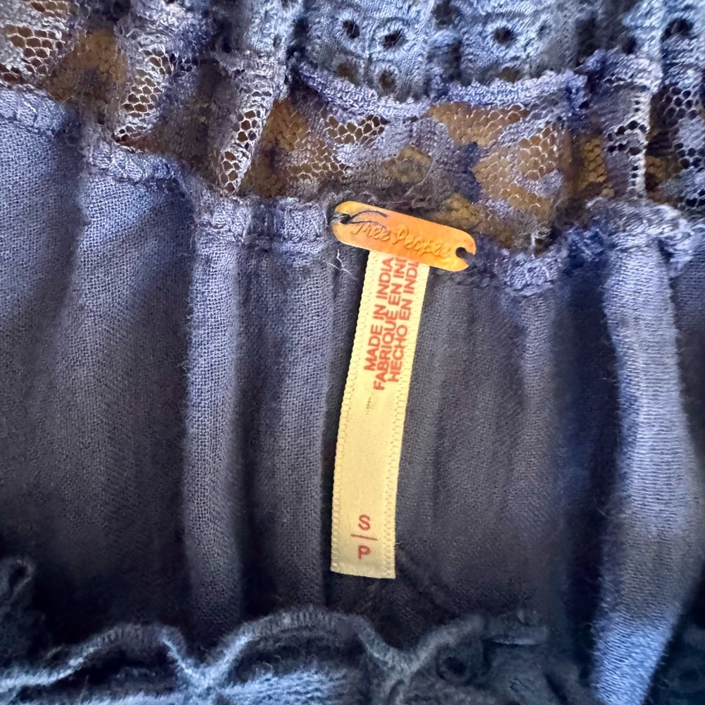 Free People Intimately Dolly Bodysuit Maxi - Small, Blue - Picture 4 of 8